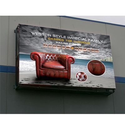 40000 points/m2 Panneau d'affichage LED extérieur 3 en 1 1R1G1B pixels pour la publicité