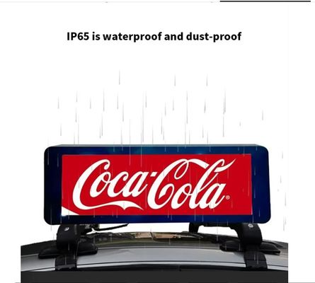 100000 heures de durée de vie P6 Écran mobile LED SMD extérieur en couleur complète pour l'installation au sommet de la voiture