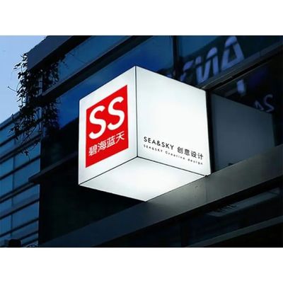 Affichage à LED à couleur 1R1G1B HD Magic Cube avec armoire en fer IP31
