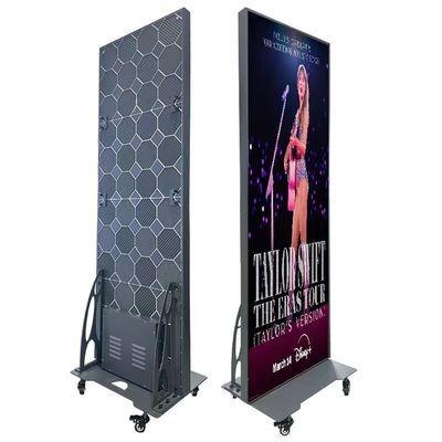 Centre commercial 640x1920mm P2.5 Affiche LED Affichage Contrôle sans fil Pour la publicité