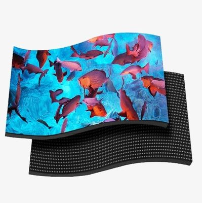 Écran de module LED incurvé flexible intérieur pour des présentations visuelles époustouflantes