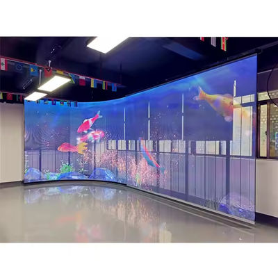 P3.9-7.8 Écran d'affichage LED transparent intérieur en couleur complète avec haute luminosité